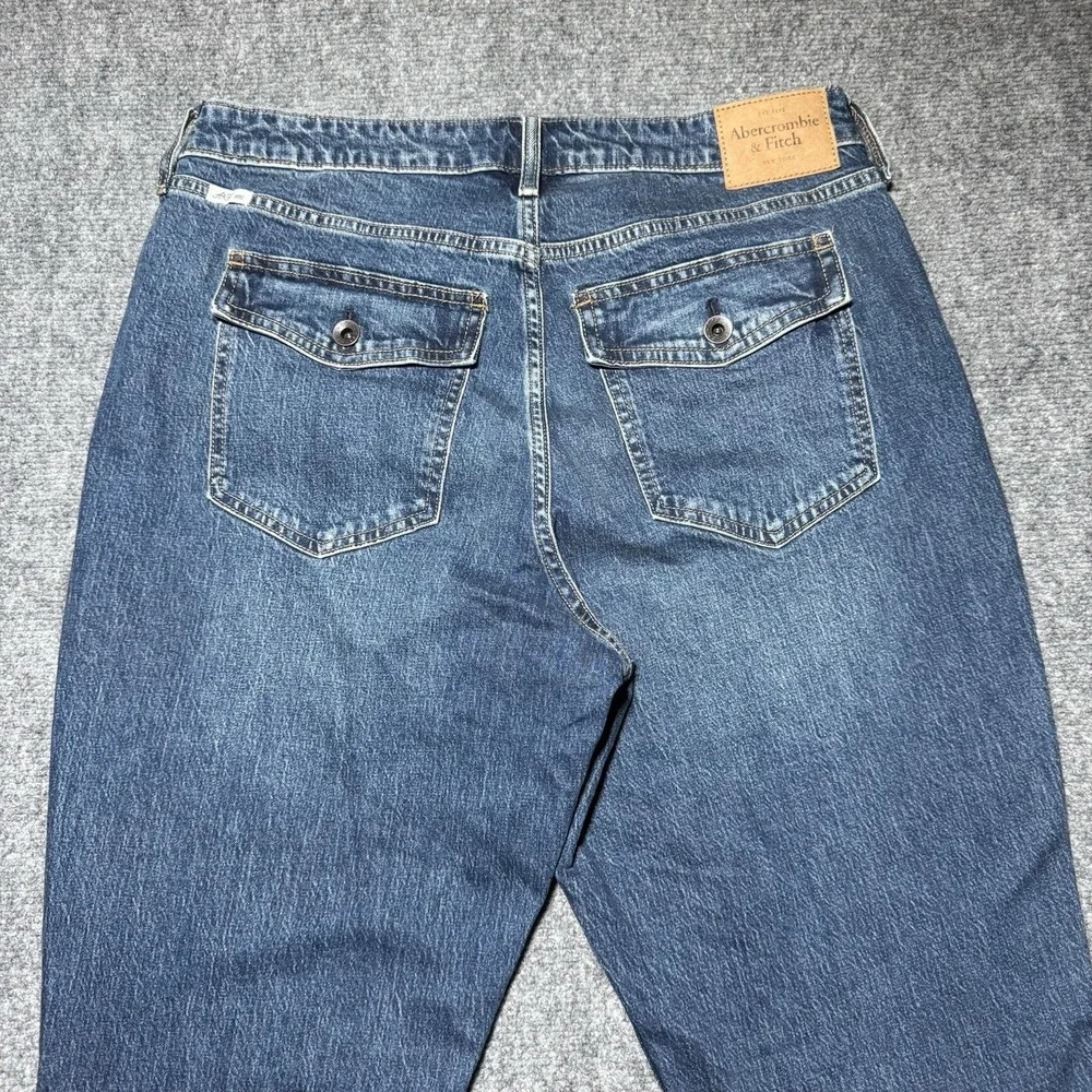NWT‎ Abercrombie & Fitch Curve Love High Rise Bootcut Jean 32x33 Jeans Sz 32L